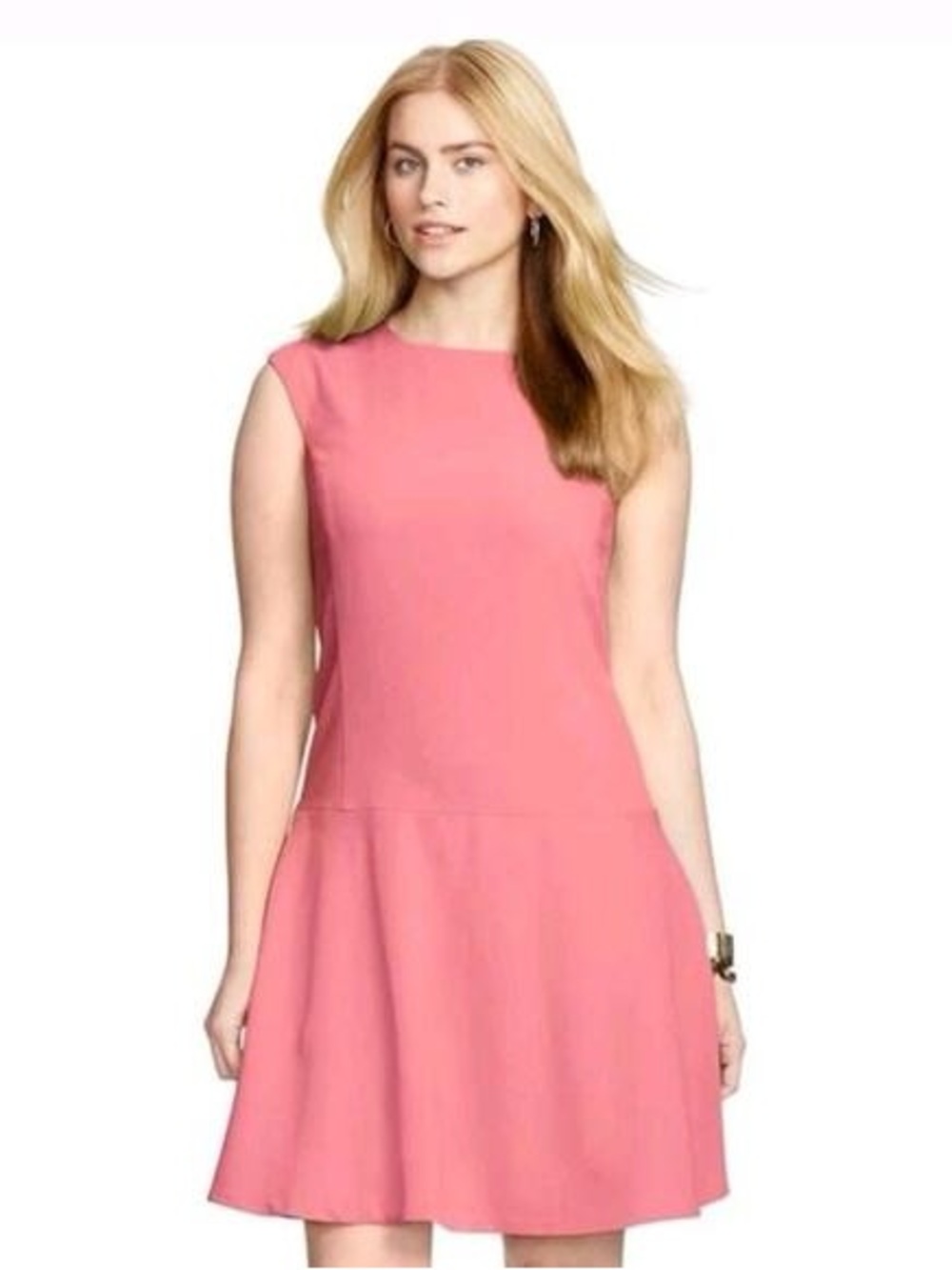 Lauren Ralph Lauren Sleeveless flapper Pink Dress size 16W